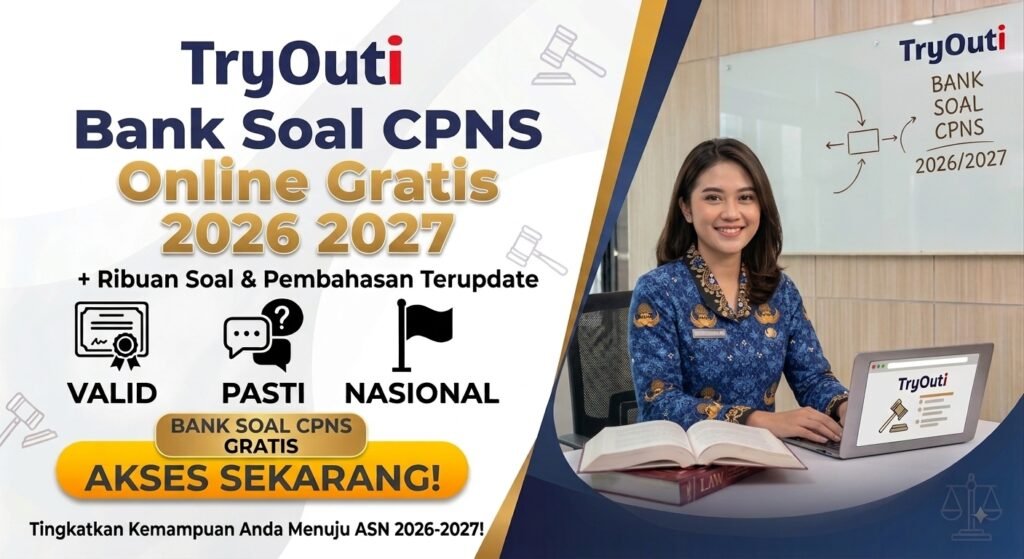 buatkan dari ini =Bank Soal CPNS Online Gratis 2026 2027