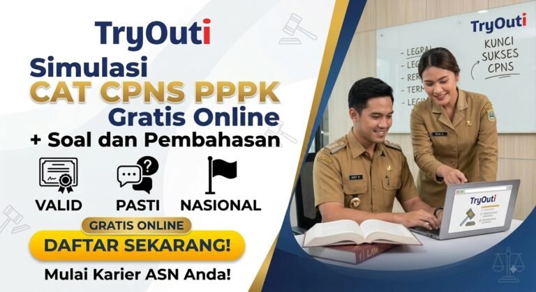 Simulasi CAT CPNS PPPK Gratis Online + Soal dan Pembahasan