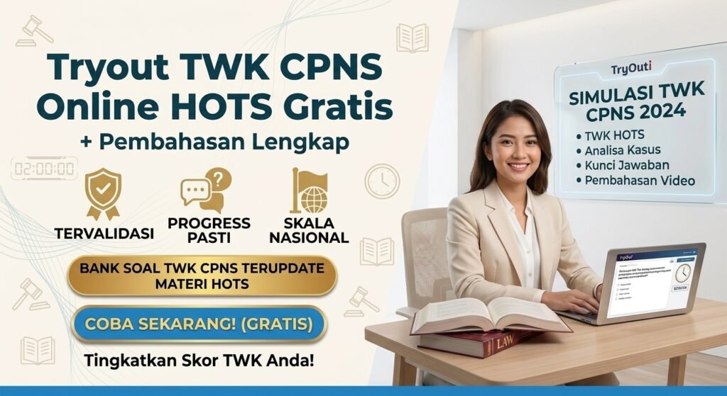 Tryout TWK CPNS Online HOTS Gratis & Pembahasan