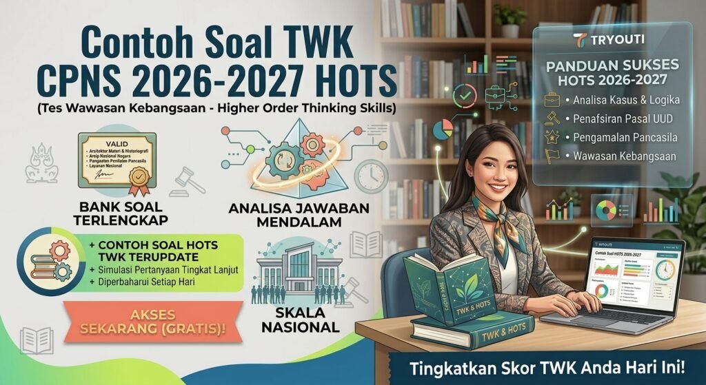 Simulasi CAT TWK CPNS Online - Soal HOTS & Pembahasan