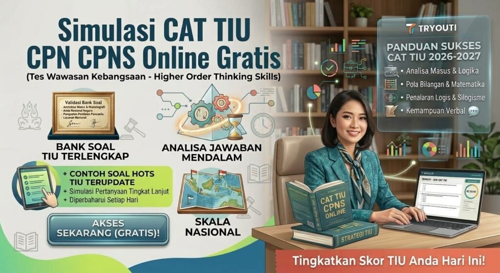 Simulasi CAT TIU CPNS Online Gratis & Pembahasan